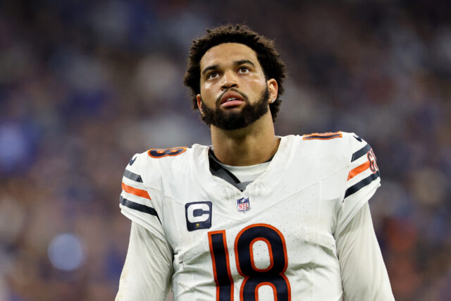 Estatística desconfortável revela simplesmente o quanto Caleb Williams de Bears está tendo dificuldade 

