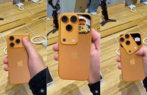 Este videoclipe viral do Apple iPhone 17 Pro tem 130 milhões de pontos turísticos e verificação. É adicionalmente falso. Capturas de tela de vídeos do Instagram Reels mostrando os recursos falsos do iPhone 17 Pro