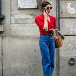 blusa laranja, pêssego e boho amazon