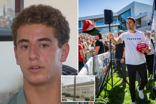 Estudante da High School da Califórnia suspenso após o chapéu de maga que ele usava para homenagear Charlie Kirk foi roubado, provocando disputa

