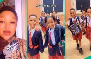 “Eu dei à luz”: Mamãe mostra seus 3 conjuntos de gêmeos, o vídeo chama a atenção "Eu dei à luz": Mamãe mostra seus 3 conjuntos de gêmeos, o vídeo chama a atenção