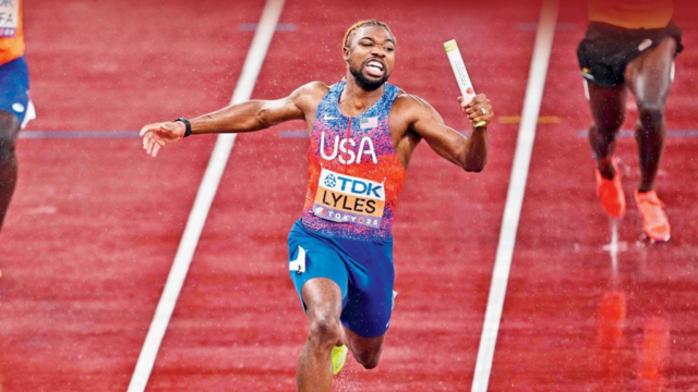 'Eu realmente não precisava fazer muito': Noah Lyles no projeto eficaz do Globe C`Ships 

