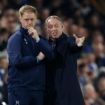 Sessão de treinamento de Leicester City com Steve Cooper e Alan Tate