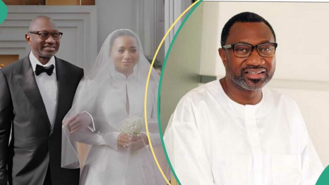 Femi Otedola revive o momento emocional de caminhar filha Temi pelo corredor: "Sonho de todo pai"

