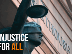 Afinal, o que há de tão errado com a fraude e as violações da Primeira Emenda? Cartoon de Clay Bennett