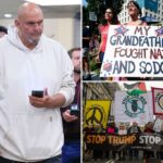 Fetterman rejeita 'nazistas', 'fascistas' para os oponentes enquanto afirma a lealdade aos democratas