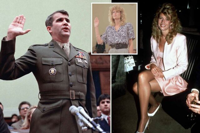 Figuras do Irã-Contra Oliver North e Fawn Hall se casam secretamente 40 anos após o escândalo: Relatório 

