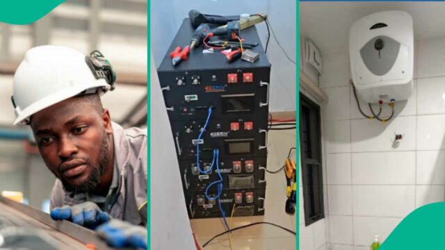 Foto: Veja a luz solar instalada por este homem, você ficará surpreso

