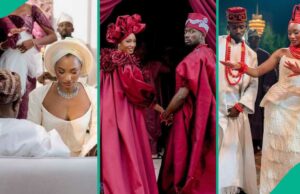 Fotos: Sr. Eazi e Temi Otenola se casamos em 3 casamentos impressionantes Fotos: Sr. Eazi e Temi Otenola se casamos em 3 casamentos impressionantes