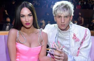 Gatling Gun Kelly e Megan Fox’s Child Legend usa o macacão de guitarra Gatling Gun Kelly e Megan Fox's Child Legend usa o macacão de guitarra