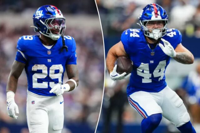 Giants Backfield colocando 'confiança' no plano de uso de Brian Daboll

