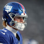 Giants celebridades iniciantes Jaxson Dart quebra o toque histórico