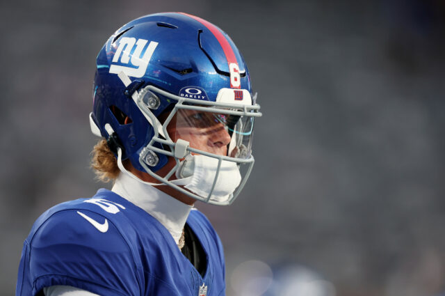 Giants celebridades iniciantes Jaxson Dart quebra o toque histórico 

