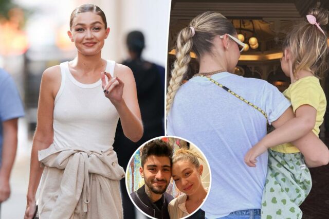 Gigi Hadid Posts Postos nunca antes vistos da filha Khai para comemorar o 5º aniversário

