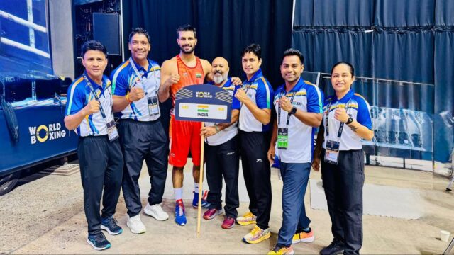 Globe Boxing Championships: Lakshya Chahar, Sachin Siwach entra em pré-Quarterfinals 

