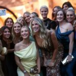 Golfistas da Ryder Cup saem para uma noite glamourosa com ascendência