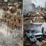 Grande drone russo, ataque de mísseis a Kyiv mata 4 e feridas pelo menos 10