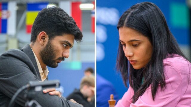 Gukesh para encontrar Divya Deshmukh na 8ª rodada de fide Grand Swiss 2025 

