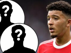 Guy Utd Derelict ‘falou’ a 2 números significativos antes de fazer a transferência se afastar, ele ‘absolutamente realmente sentiu’ o que se afirmou Jadon Sancho durante a partida da Premier League entre o Leicester City e o Manchester United no King Power Stadium em 2021 em Leicester, Inglaterra.