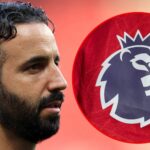 O gerente do Manchester United, Ruben Amorim, segue após a partida da Premier League entre o Manchester United e o Arsenal em Old Trafford em 2025 em Manchester, Inglaterra.