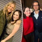 Gwyneth Paltrow faz comentários raros sobre seu papel como madrasta para a filha de Brad Falchuk