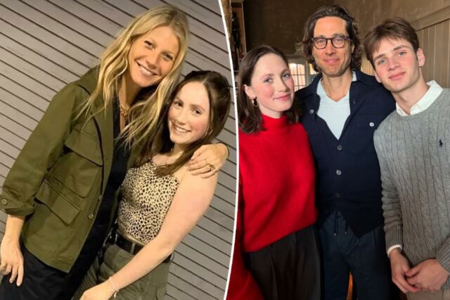 Gwyneth Paltrow faz comentários raros sobre seu papel como madrasta para a filha de Brad Falchuk

