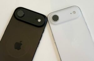 Hands-On com o Apple iPhone Air revelou que é o futuro-mas não o aqui e agora para mim Hands-On com o iPhone Air | Modelos pretos e brancos mostrados lado a lado