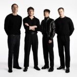 (LR) Harris Dickinson, Paul Mescal, Barry Keoghan e Joseph Quinn interpretarão os respectivos Beatles John Lennon, Sir Paul McCartney, Ringo Starr e George Harrison em quatro novos filmes