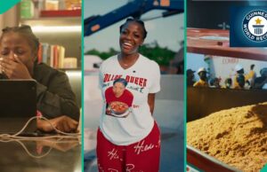 Hilda Baci reage emocionalmente ao seu recorde mundial de New Guinness para a maior porção de arroz Jollof Hilda Baci reage emocionalmente ao seu recorde mundial de New Guinness para a maior porção de arroz Jollof