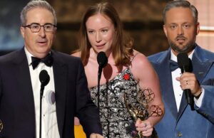 Hollywood lança inúmeros dólares para caridade em 2025 Emmy Honors Nate Bargatze John Oliver Hannah Einbinder Getty 1
