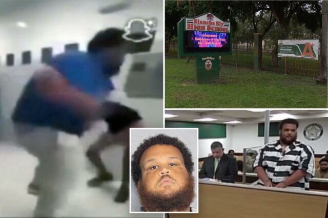 Hulking Florida High School Football Coach acusado de brigar com três jogadores durante o treino: 'History of It'

