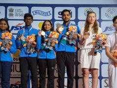 ISSF Junior Globe Caneca: Isha-Himanshu Definir Safeguards Gold em 10m Air Rifle Combined Group Ocasão ISSF Junior Globe Caneca: Isha-Himanshu Definir Safeguards Gold em 10m Air Rifle Combined Group Ocasão