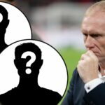 O ex -jogador do Manchester United e o especialista em esportes da TNT Paul Scholes está em frente à final da Liga Europa 2025 entre o Tottenham Hotspur e o Manchester United no Estadio de San Mames em 2025 em Bilbao, Espanha.