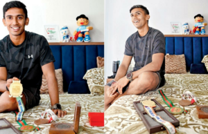 Índia Suraj Karkera estabelece o objetivo de vir a ser o goleiro ideal de hóquei do Globe Índia Suraj Karkera estabelece o objetivo de vir a ser o goleiro ideal de hóquei do Globe