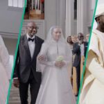 "Isso é excepcional, o amor é tão doce": vídeo de Temi, tendências de casamento da igreja do Sr. Eazi