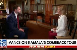 JD Vance afirma que ele “ficou em Dumber” ouvindo Kamala Harris: “Não há material” | videoclipe Nicolle Wallace (Crédito: MSNBC)