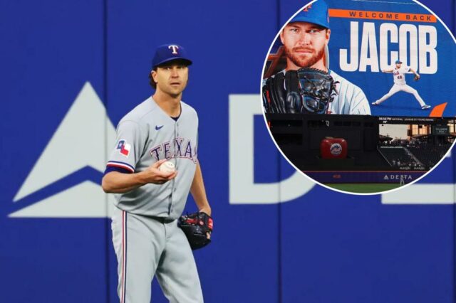 Jacob DeGrom recebe muitos Rangers com suporte no retorno 'especial' ao Queens

