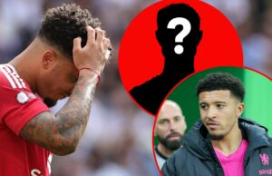 Jadon Sancho informou com precisão por que o clube de primeira linha não o autorizou de Guy Utd, mostrando o supervisor atualmente prejudica o silêncio A assinatura do Aston Villa Summer, Jadon Sancho, parece desanimada no pênalti durante a partida do Shield Community de 2024 entre o Manchester United e o Manchester City no Wembley Stadium em 2024 em Londres, Inglaterra.