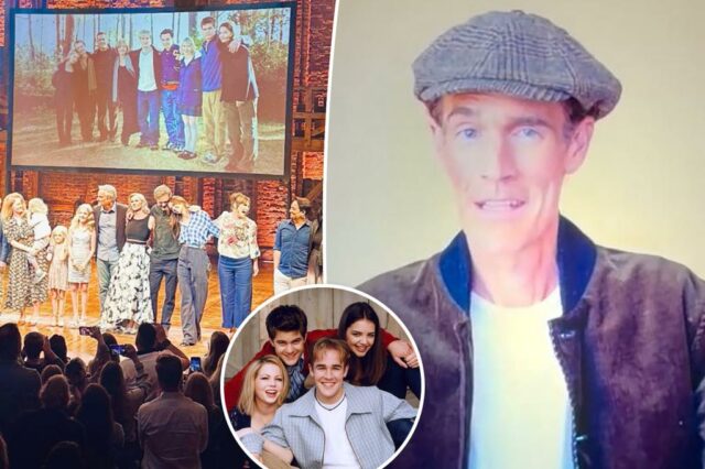 James van der Beek faz uma aparição surpresa na reunião de 'Dawson's Creek' depois de desistir

