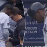 Jazz Chisholm Jr. sai depois de ser perfurado por arremesso em susto de lesão dos Yankees