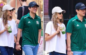 Jessica Alba de mãos dadas com o parceiro Danny Ramirez Jessica-Alba e Danny-Ramirez-BackGrid-1