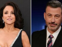 Julia Louis-Dreyfus informa a Jimmy Kimmel seu cão de estimação como a primeira modificação KELLY RIPA E MARK CONSEULOS Endereço Jimmy Kimmel S Return 2236595528 Promoção