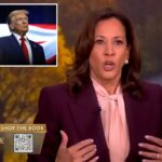 Kamala Harris falando em
