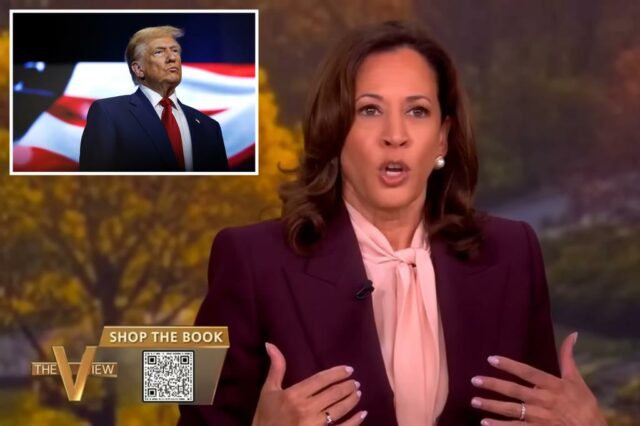 Kamala Harris falando em 