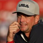 O capitão da Ryder Cup, Keegan Bradley, diz que sua equipe nos EUA está mantendo o plano deles, apesar de um dia aproximado em 26 de setembro de 2025.