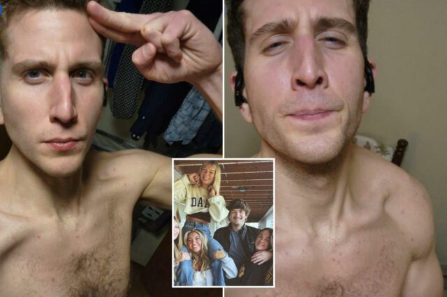 Killer Bryan Kohberger posou sem camisa com ferida na mão em selfies perturbadoras depois de assassinar estudantes de Idaho College

