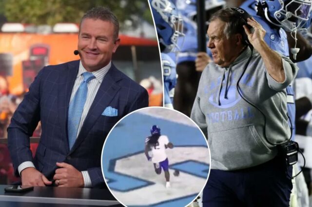 Kirk Herbtreit no set de College GameDay.