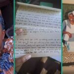Lady exibe cartas de amor que sua mãe escreveu para o pai de 1991 a 1993