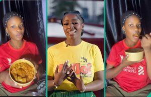 Lady que provou a refeição recorde de Hilda Baci. Lady que provou a refeição recorde de Hilda Baci.