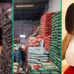 Leia o Tweet Tweet como Lady critica a decisão de Hilda Baci de cozinhar 250 sacos de arroz